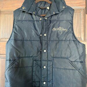 Vintage Oak Ridge Boys blue vest- mens size large